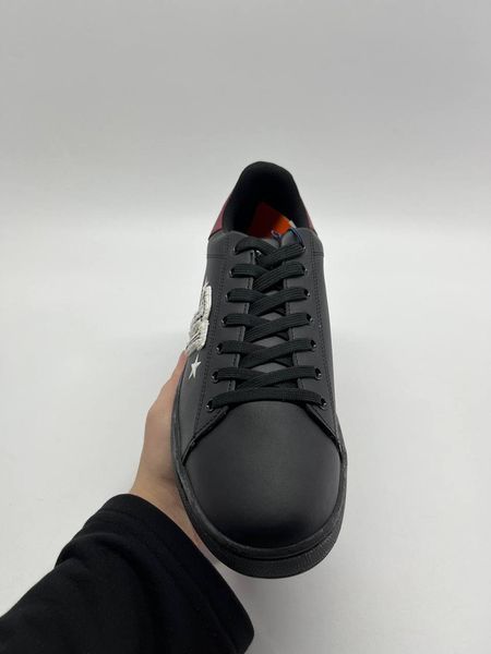 Trussardi Sneaker Synthetic Patch Logo With Stars AnthraciteCherryGrey 274 фото