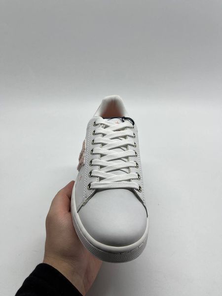 Trussardi Sneaker Synthetic Patch Logo With Stars Unisex WhiteRose 284 фото