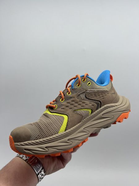 Hoka Y ANACAPA 2 LOW GTX/DUNE / VIBRANT ORANGE 53 фото