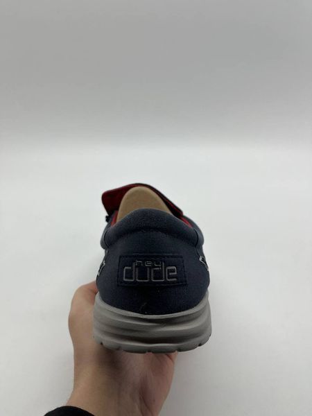 HeyDude Mikka Washed Navy 245 фото