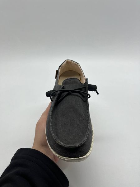 HeyDude Wendy Chambray Off Black 254 фото