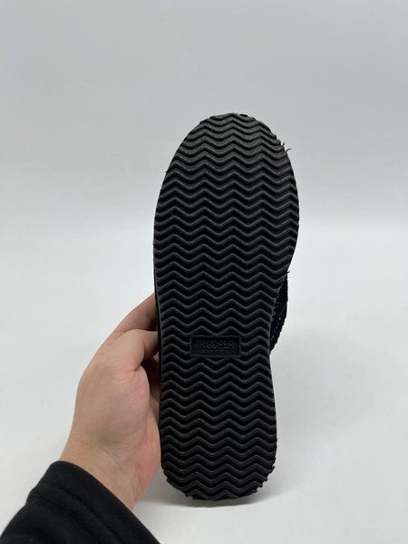 Trooper KN-011F Newbuck Fur Open Black 567 фото