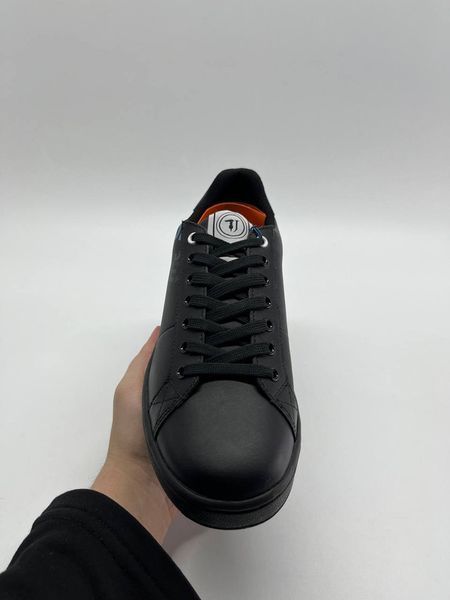 Trussardi Sneaker Leather Logo Degrade Black 279 фото