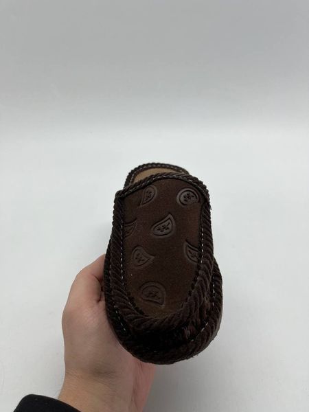 Унісекс Тапочки бренду Trooper America (Модель KN-011F Newbuck Fur Open) Колір - Коричневий (EU35) 565 фото