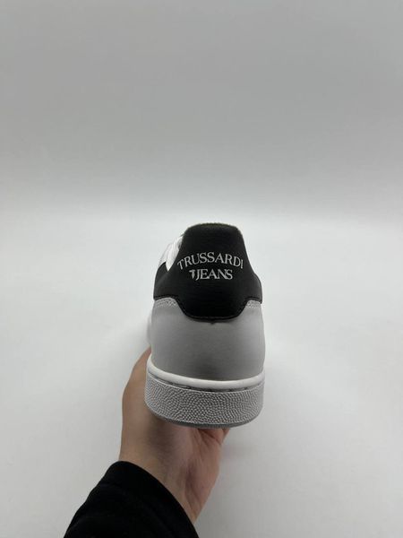 Trussardi Sneaker Synthetic Patch Logo With Stars WhiteBlack 275 фото