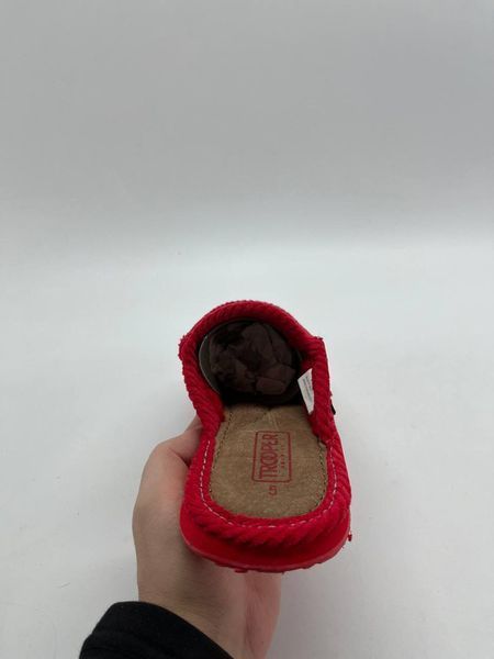 Trooper KN-011F Newbuck Fur Open Red 568 фото