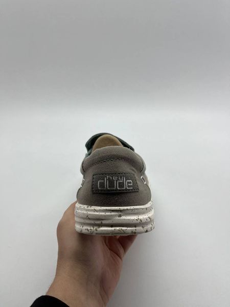HeyDude Mikka Washed Dark Grey 246 фото