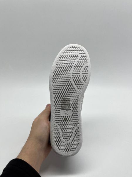 Trussardi Sneaker Leather Suede Print White 278 фото