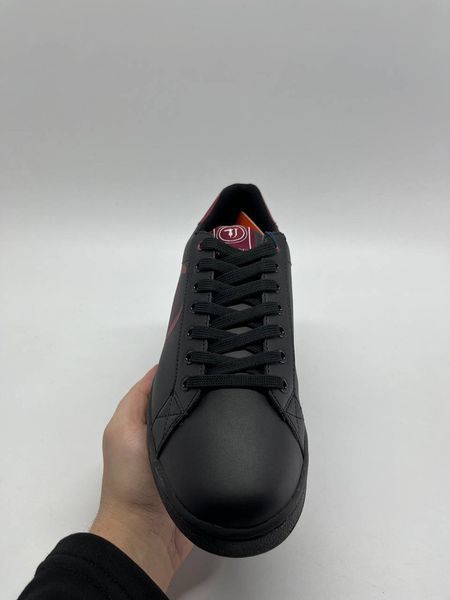 Trussardi Sneaker Synthetic Logo Print AnthraciteCherry 281 фото