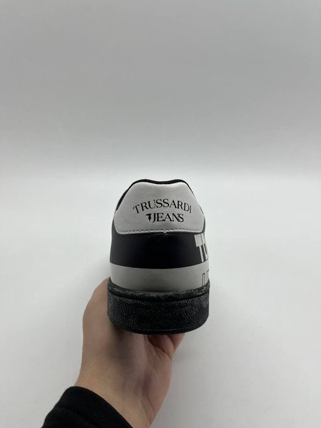 Trussardi Sneaker Synthetic Logo Pattern BlackWhite 288 фото