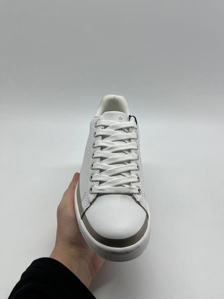 Trussardi Sneaker Synthetic Bicolor Glitter WhitePlatinum 277 фото