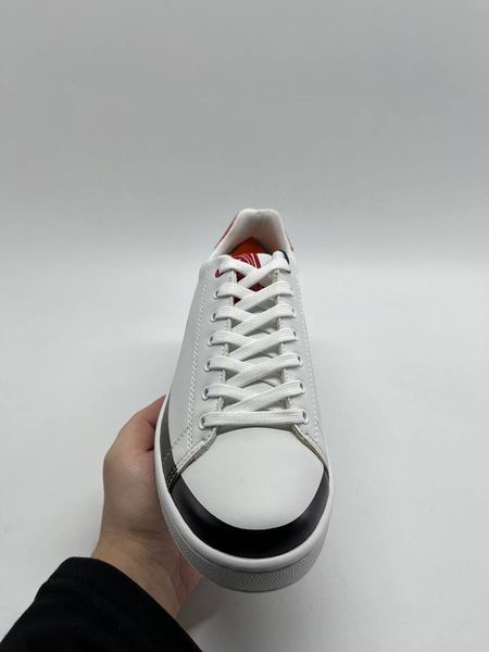 Trussardi Sneaker Synthetic Logo Pattern WhiteRed 287 фото